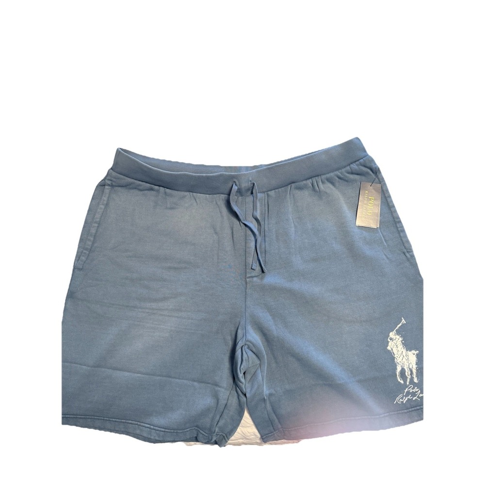 Polo Ralph Lauren Mens Big and Tall Big Pony Fleece Sweat Shorts Size 2XB NEW